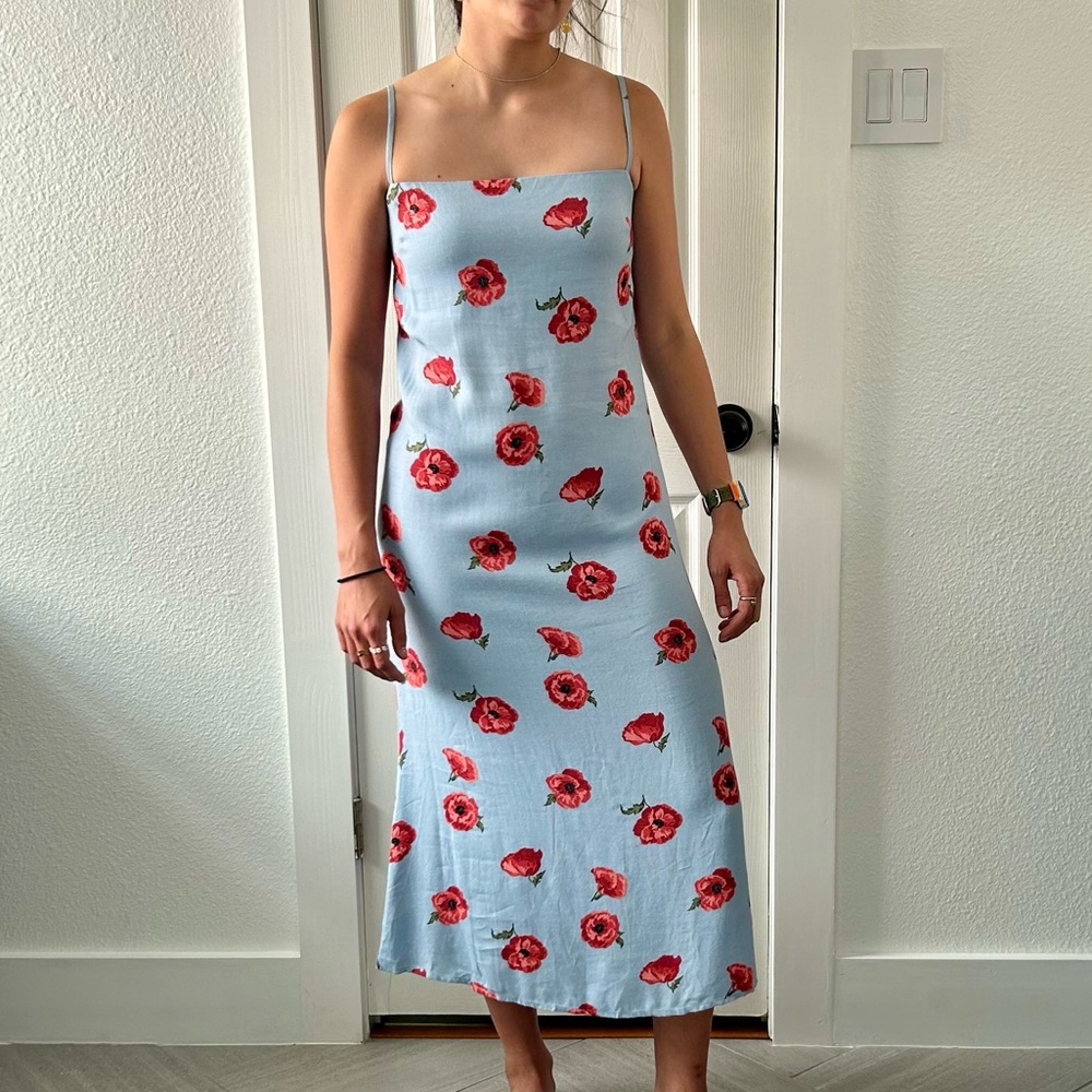 Reformation Midi Dress Size 2